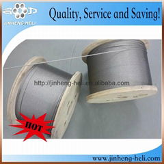 Galvanized steel wire strand 7 wire 1/4 inch