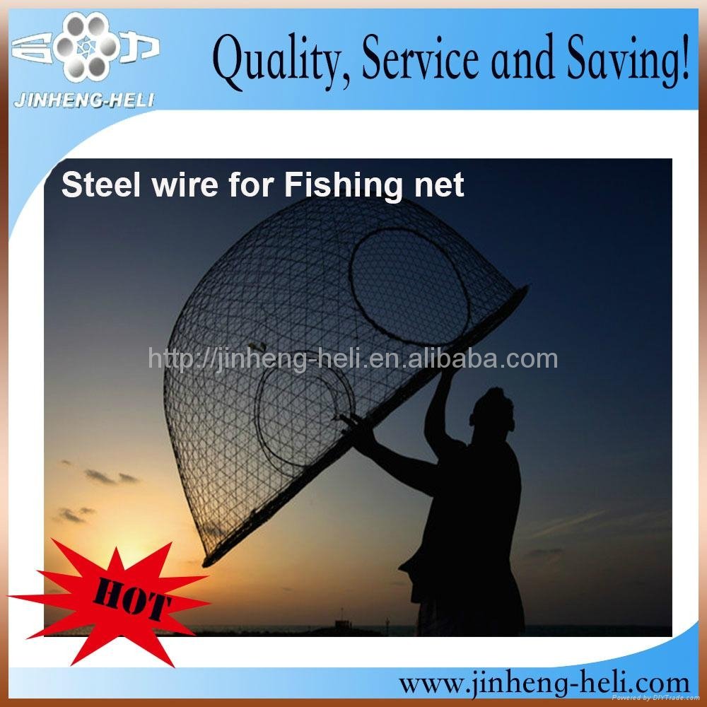 Galvanized steel wire for fishing net  2