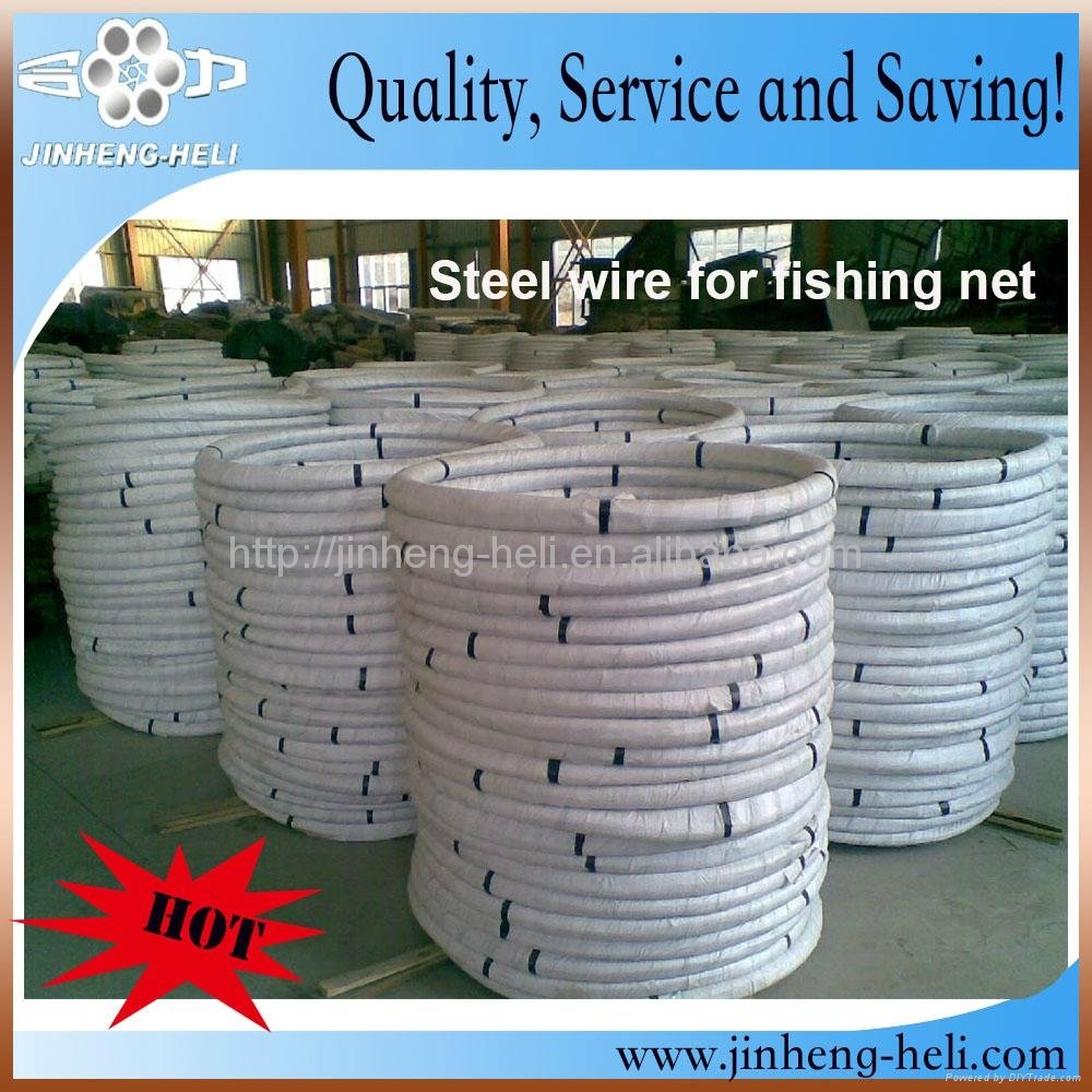 Galvanized steel wire for fishing net  5