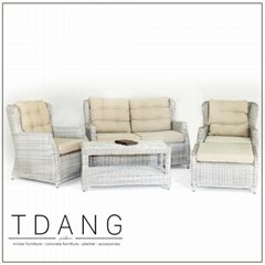 Driago 5 Pieces Deep Seating Group with Cushions