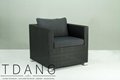 Kessler 8 Pieces Seating Group in Black with Cushions 2