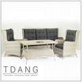 Trieste 4 Pieces Seating Group with Cushions 1