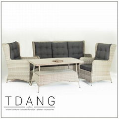Trieste 4 Pieces Seating Group with Cushions