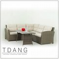 Salinas 3 Pieces Sectional Deep Seating Group with Cushions