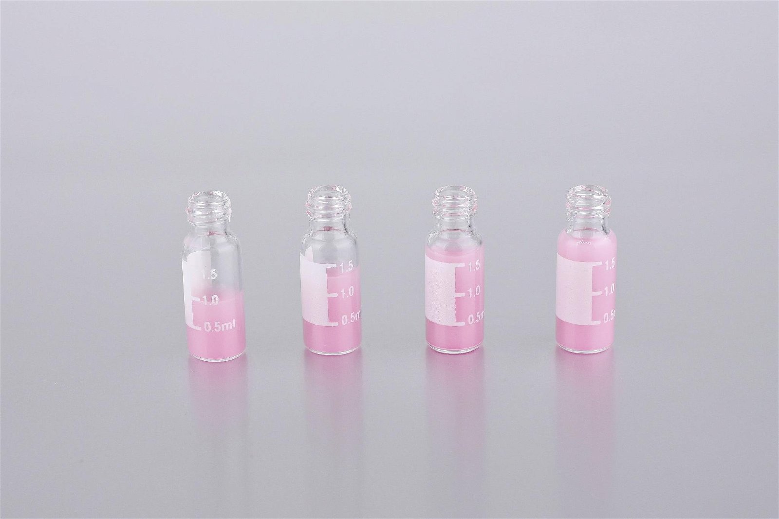 1.5ml HPLC autosampler vials thread ND8-425 Screw Neck glass sample vials with C 5