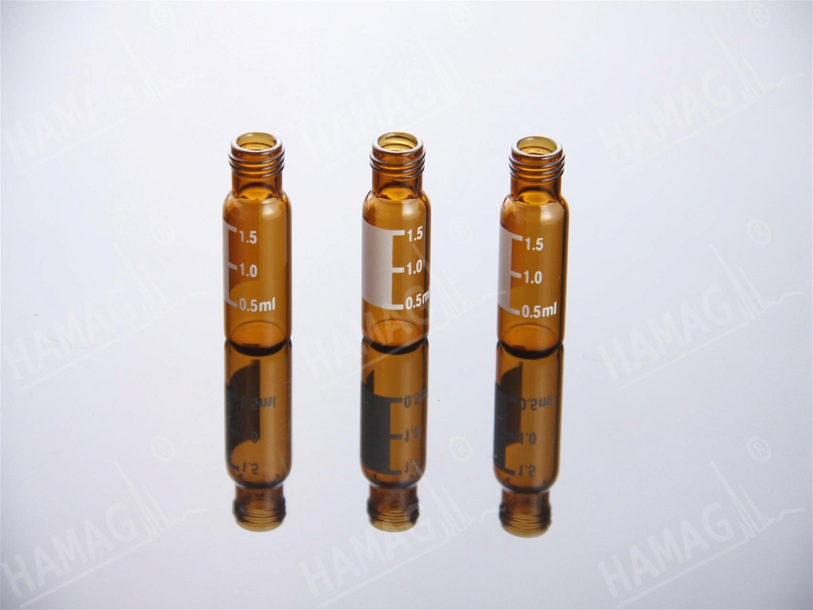 4ml HPLC autosampler vials thread 13-425 Screw-thread glass sample vials with C  2