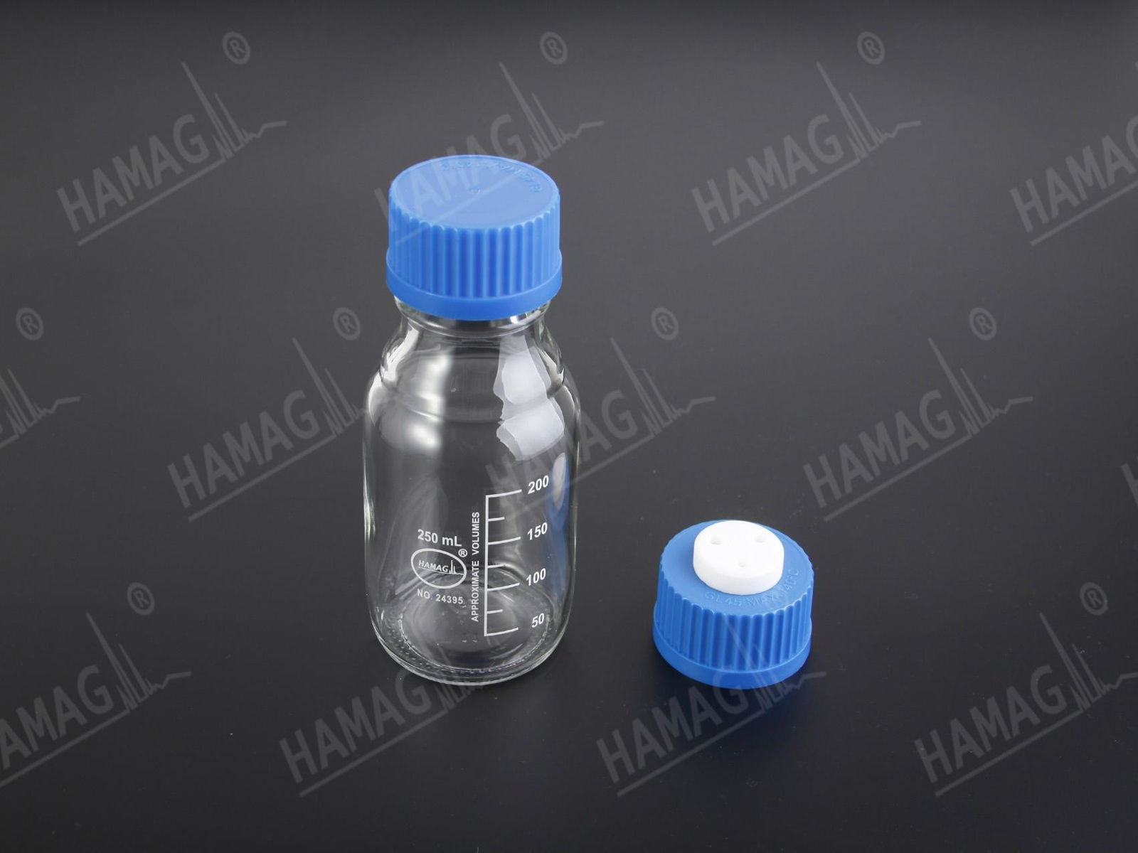 The mobile phase solvent bottle  3