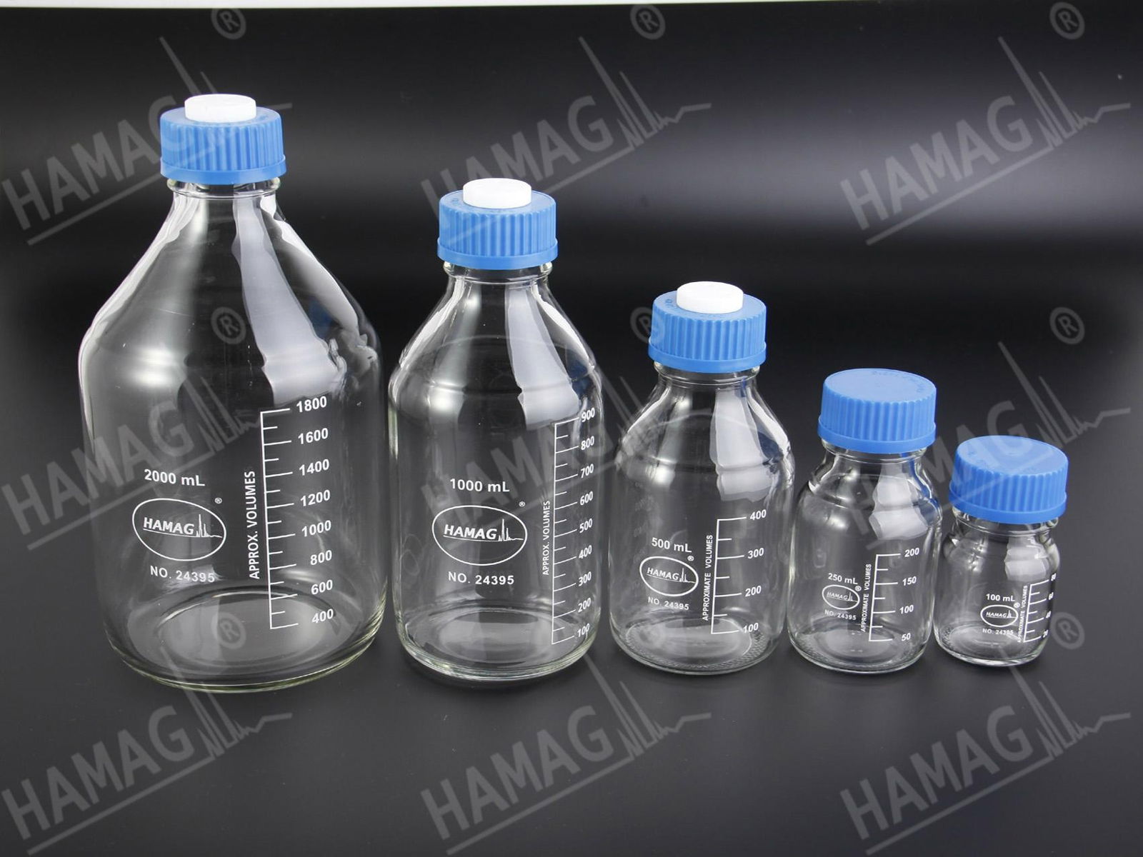 The mobile phase solvent bottle  5