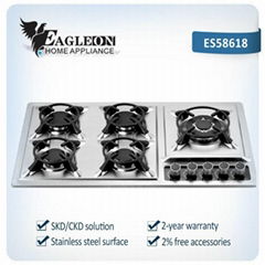 ES58618 86cm Stainless steel built-in gas stove