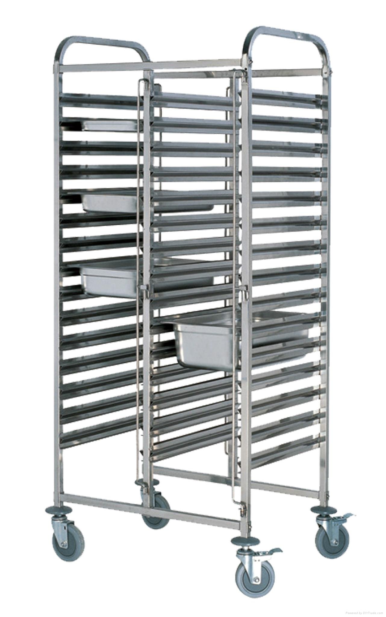 stainless stell cake trolley 5