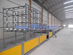 FRP lighting sheet making machine