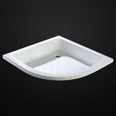 acrylic fan-shaped shower tray