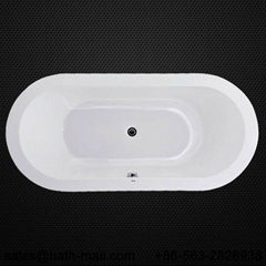 acrylic oval bathtub