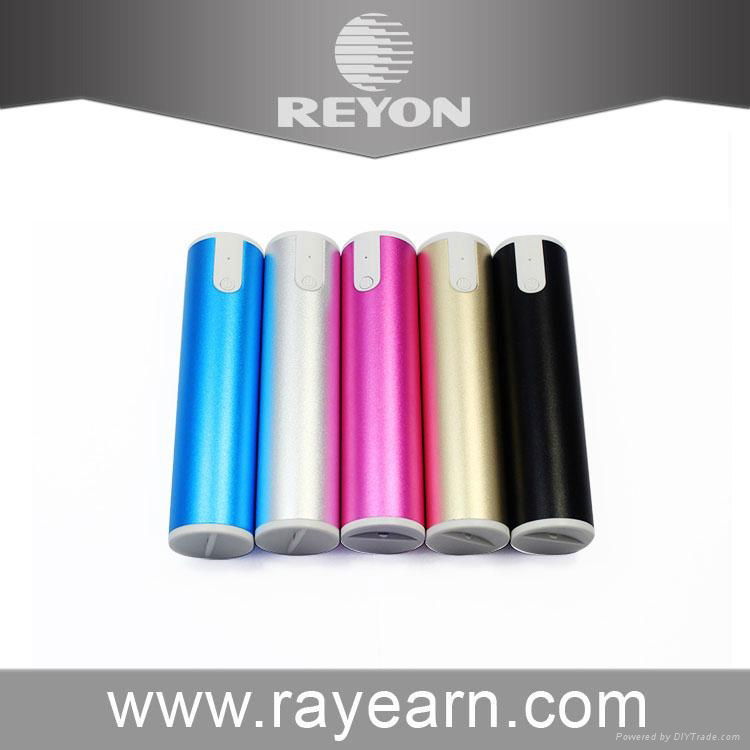 high quality mini power bank 2600mah with ultra bright LED light for gift 2