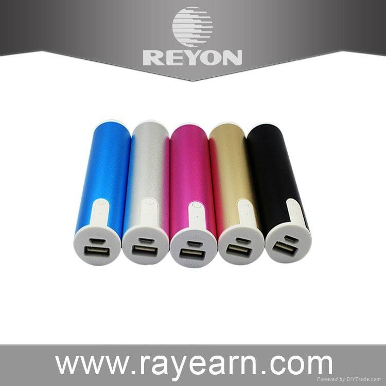 high quality mini power bank 2600mah with ultra bright LED light for gift 4