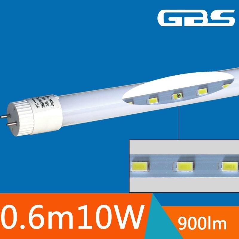 Color cover energy Saving efficient lights 10W 600mm led T8 full-glass tubes