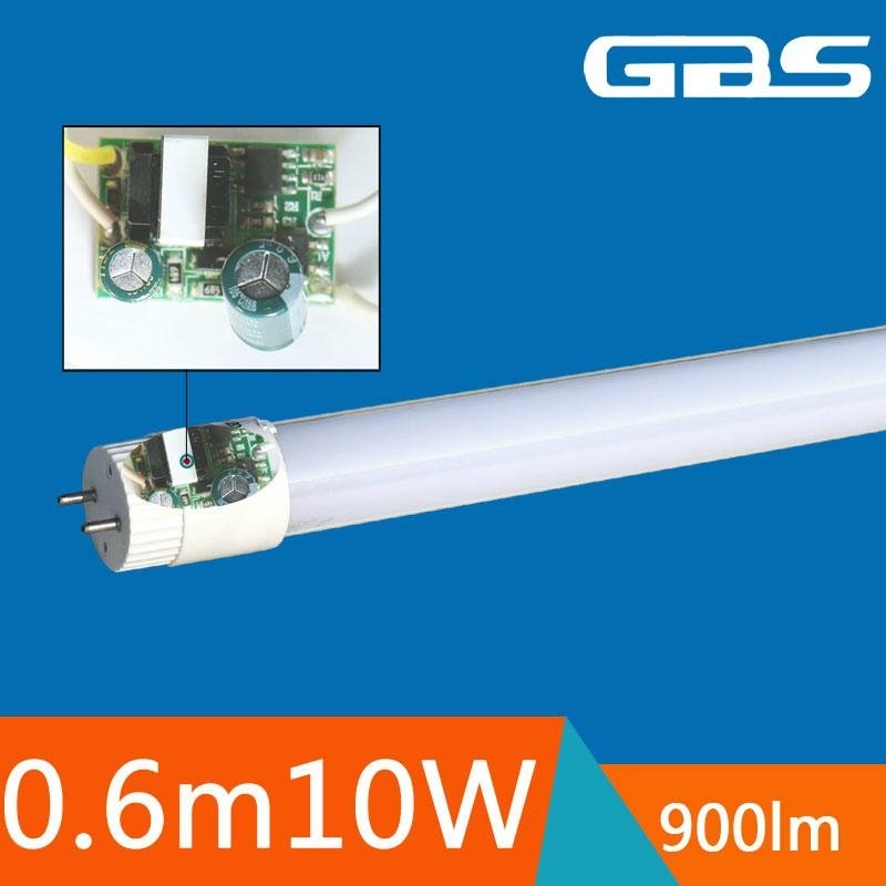 Color cover energy Saving efficient lights 10W 600mm led T8 full-glass tubes 5