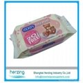 Private Label multi-purpose cleaning baby wipes 
