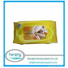 Baby wet wipes with private label Wet