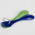 Plastic fork knife and fork eating fork 2