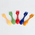 Plastic fork knife and fork eating fork 3