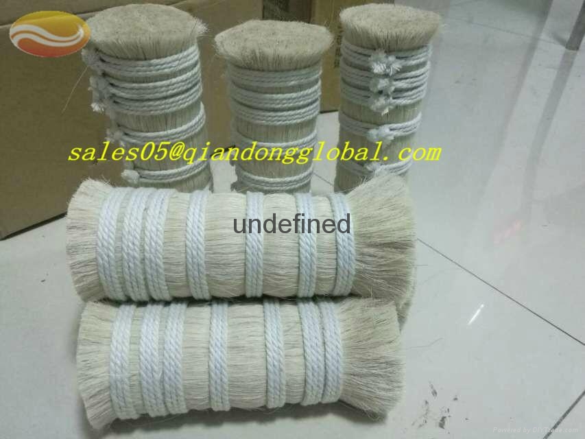 Moderate price white double drown horse mane and tail hair 4