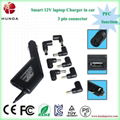 90W Universal Laptop LED Car Adapter 15V