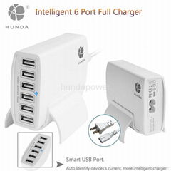 Amazon smart 6 USB Charger Power Adapter charging station