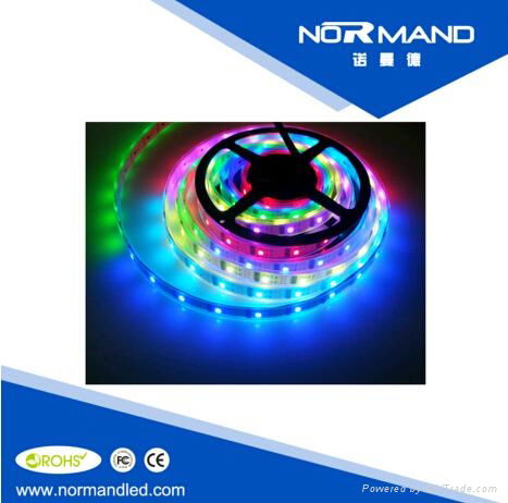 Multi Color 5m Roll Flexible RGB led strip 32 Leds 32 IC WS2801