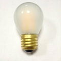  E26 LED filament A50/A15 light bulbs milky forested white 1