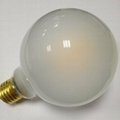 globe bulb frosted glass lamp G95 led filament bulb 2