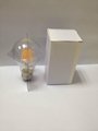Classic Edison lamp led lighting A60 6W clear glass led filament bulb 4