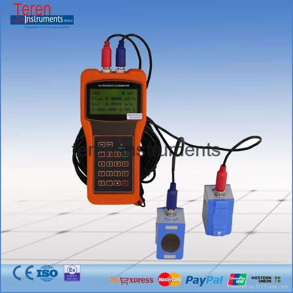 Handheld ultrasonic flowmeter water meter flow rate meter