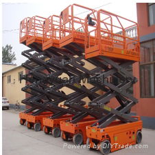 high work power access platform scissor lifts 