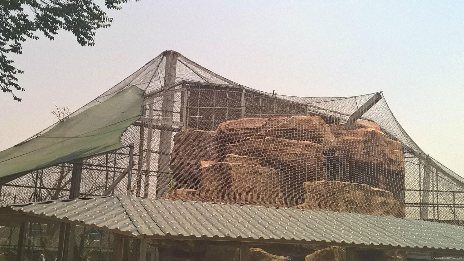 Aviary rope mesh