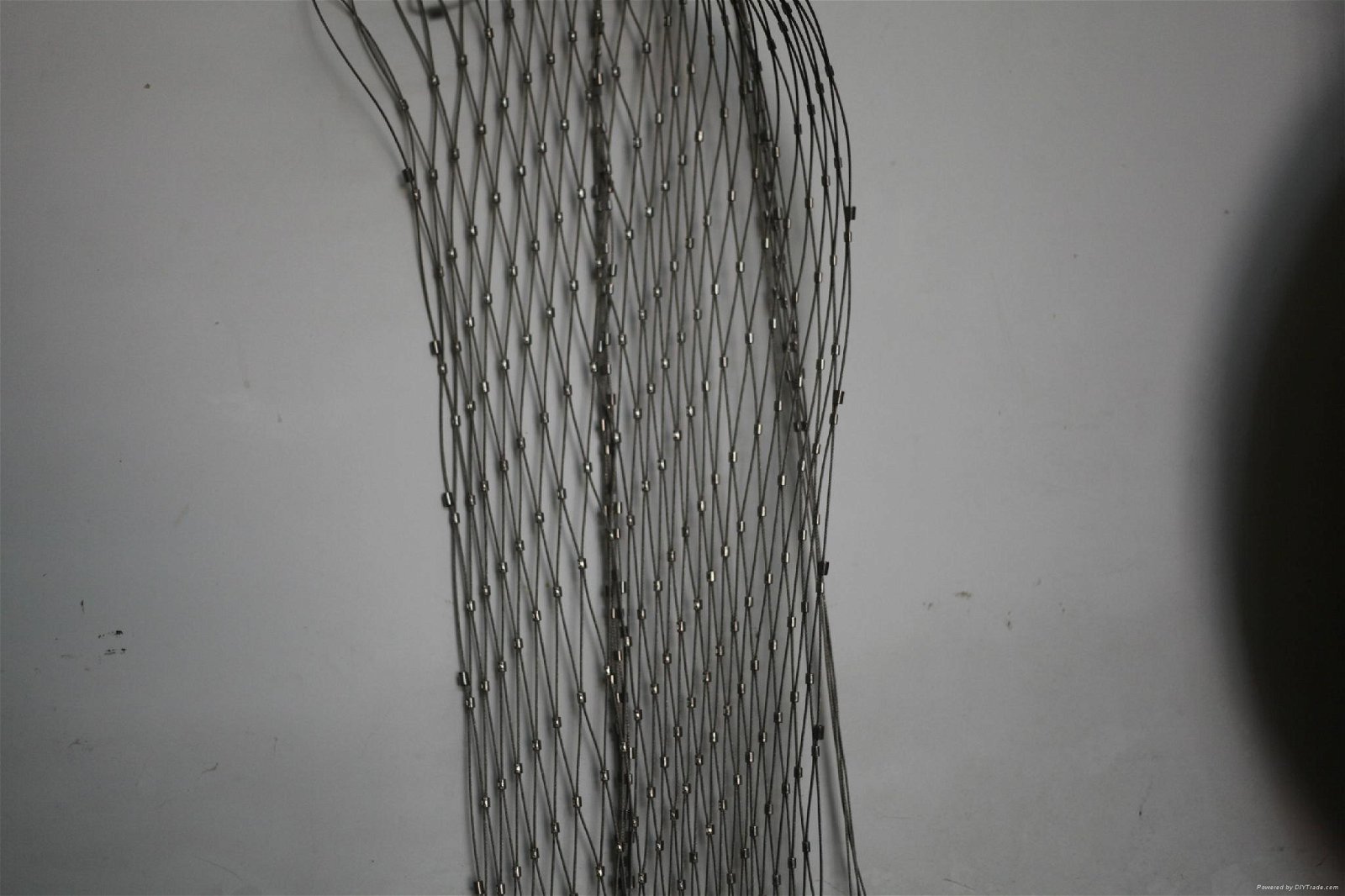 Handcrafted aviary rope mesh