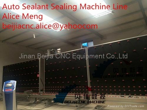 double glass machine silicone sealant extruder line