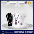 elegant neck bust acrylic necklace display stand