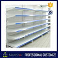 Hot selling high quality KD double side steel used supermarket rack