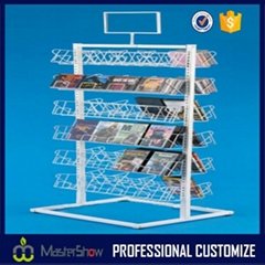double side metal book stand holder