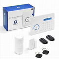 smart home anti-theft system LCD touch keypad RFID PSTN bulgar alarm