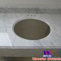 Carrara White Marble Vanity Top 3