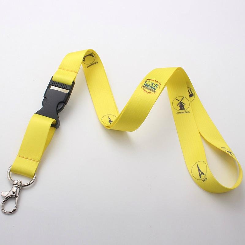 China new design heat transfer lanyards with your own logo
