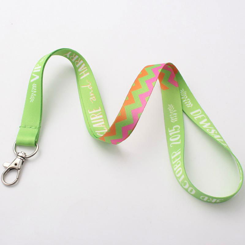 China new design heat transfer lanyards with your own logo 2