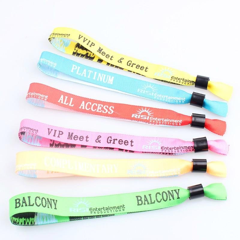 Promotional gifts wholesale customized rfid polyester wristband 3