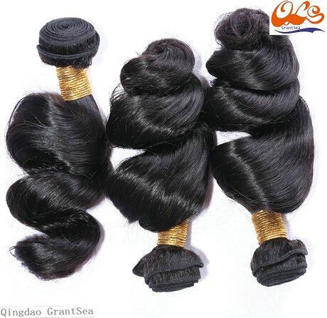 New GrantSea Hot sale Grade 6A 100% Peruvian Human Hair Wigs Hair Weft Extension