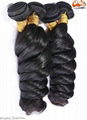 New GrantSea Hot sale Grade 6A 100% Peruvian Human Hair Wigs Hair Weft Extension 2