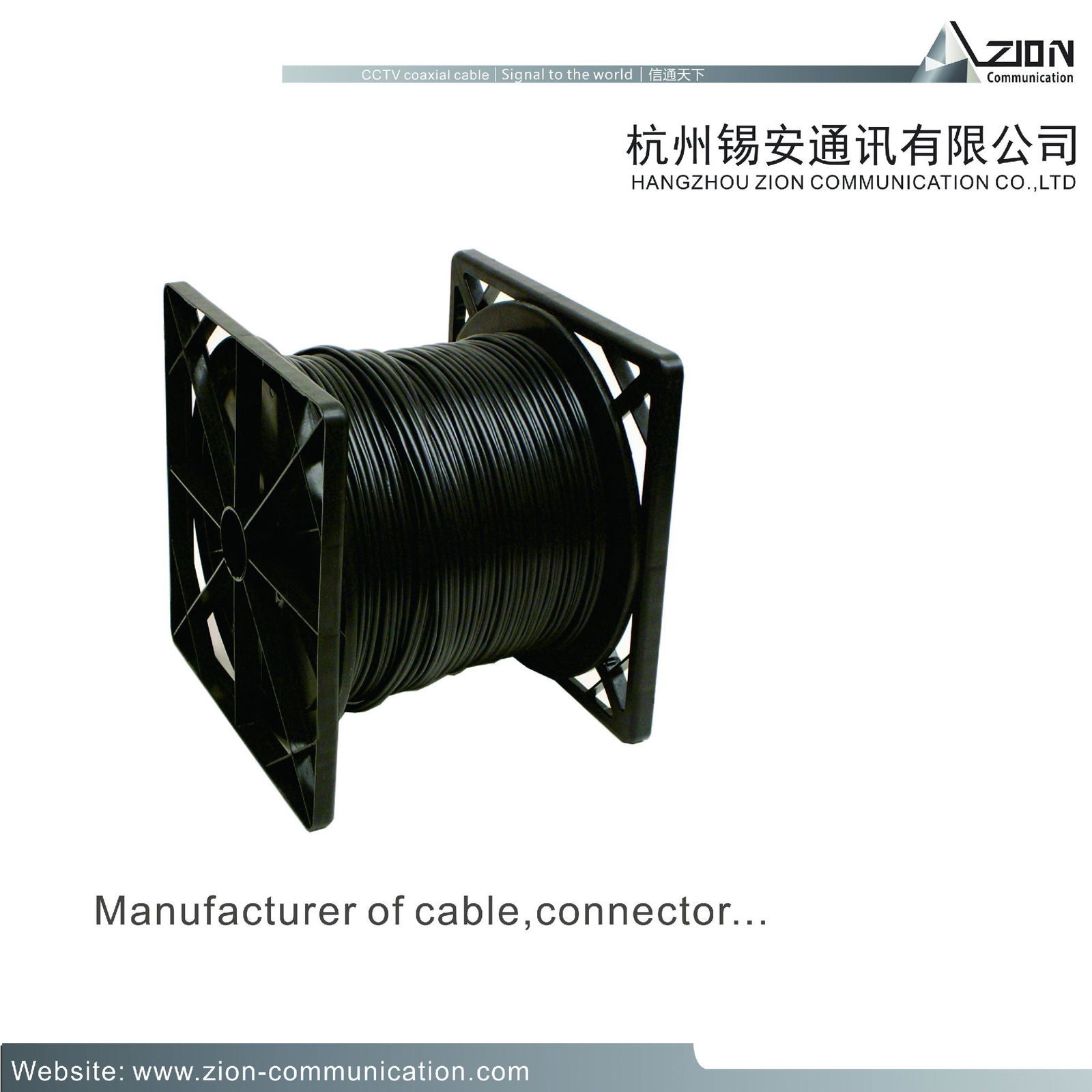 High quality 0.50±0.01mm Bare Copper Coaxial cable 3C-2V BC FPE 95% BC 5.0PVC  3