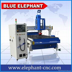 ELE 1530 wood door carving machine , cnc router atc wooden door making machine