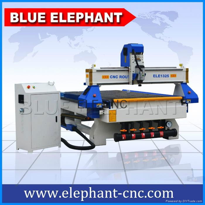 ELE 1325 cnc wood working router with the roller in front in cheap price made in 2